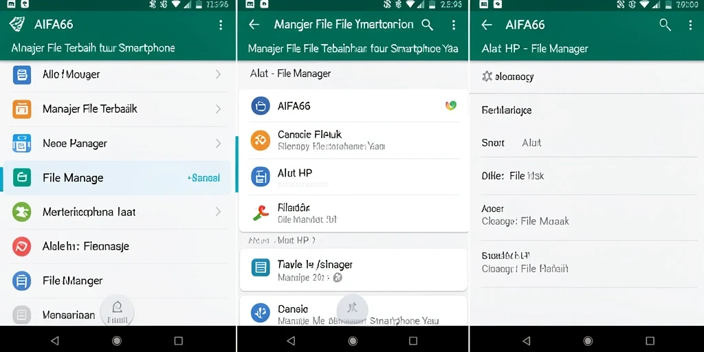 Tampilan antarmuka AIFA66 yang sederhana dan fungsional.