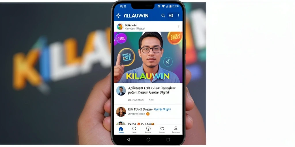 Antarmuka KILAUWIN yang sederhana dan intuitif untuk pengeditan gambar.