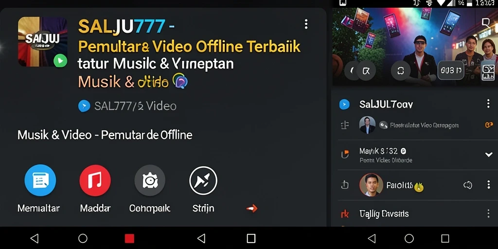 Antarmuka pengguna SALJU777 yang sederhana dan intuitif.