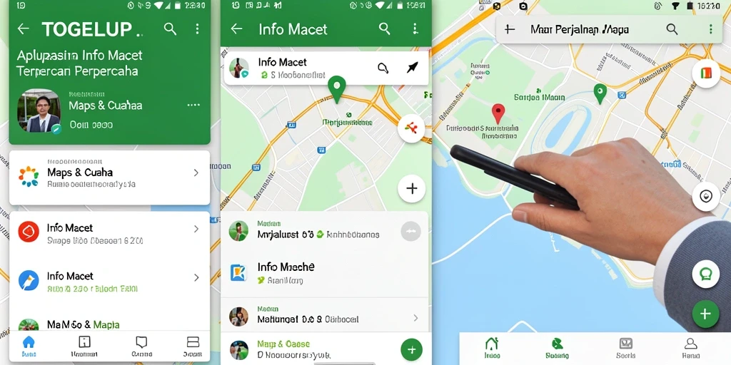 Tampilan antarmuka TOGELUP yang informatif dan mudah digunakan.