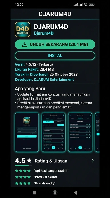Unduh dan Instal APK djarum4d untuk Android